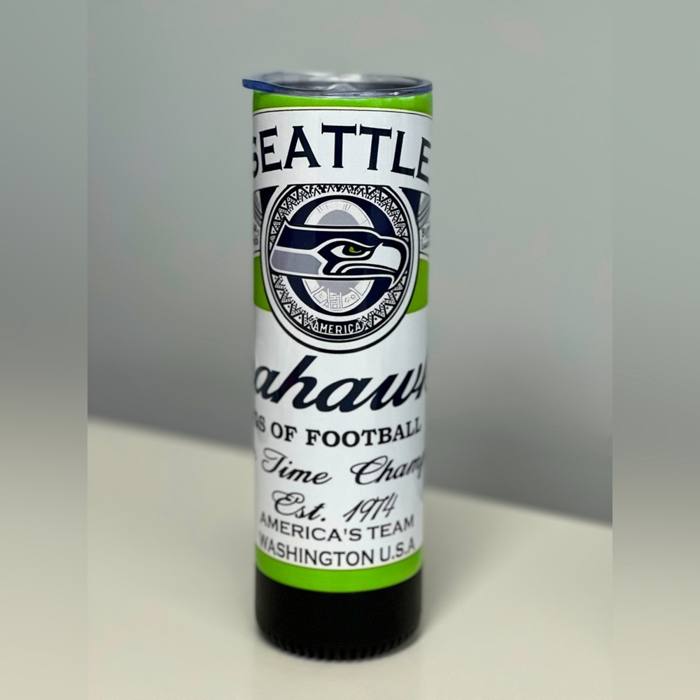 *NEW* 20 oz Seattle Seahawks Stainless Steel Bluetooth Speaker Tumbler